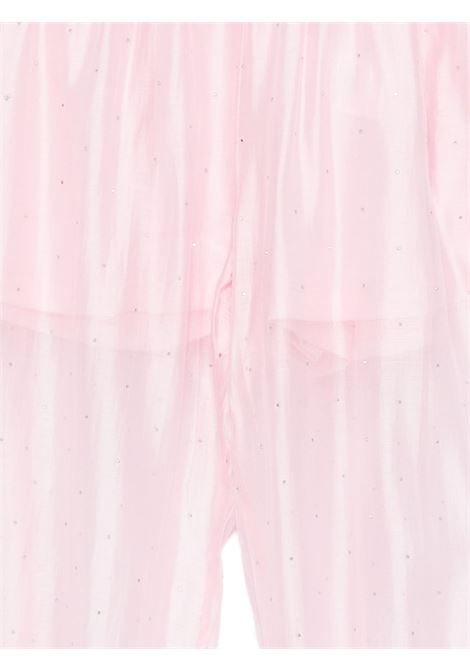 Pantaloni con strass Lù-Lù BY MISS GRANT | LL4440ROSA